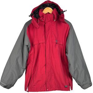 Freeworld Sno Truant Mens Jacket 3000 mm Waterproof Snowboarding Sz XL‎ Red Gray